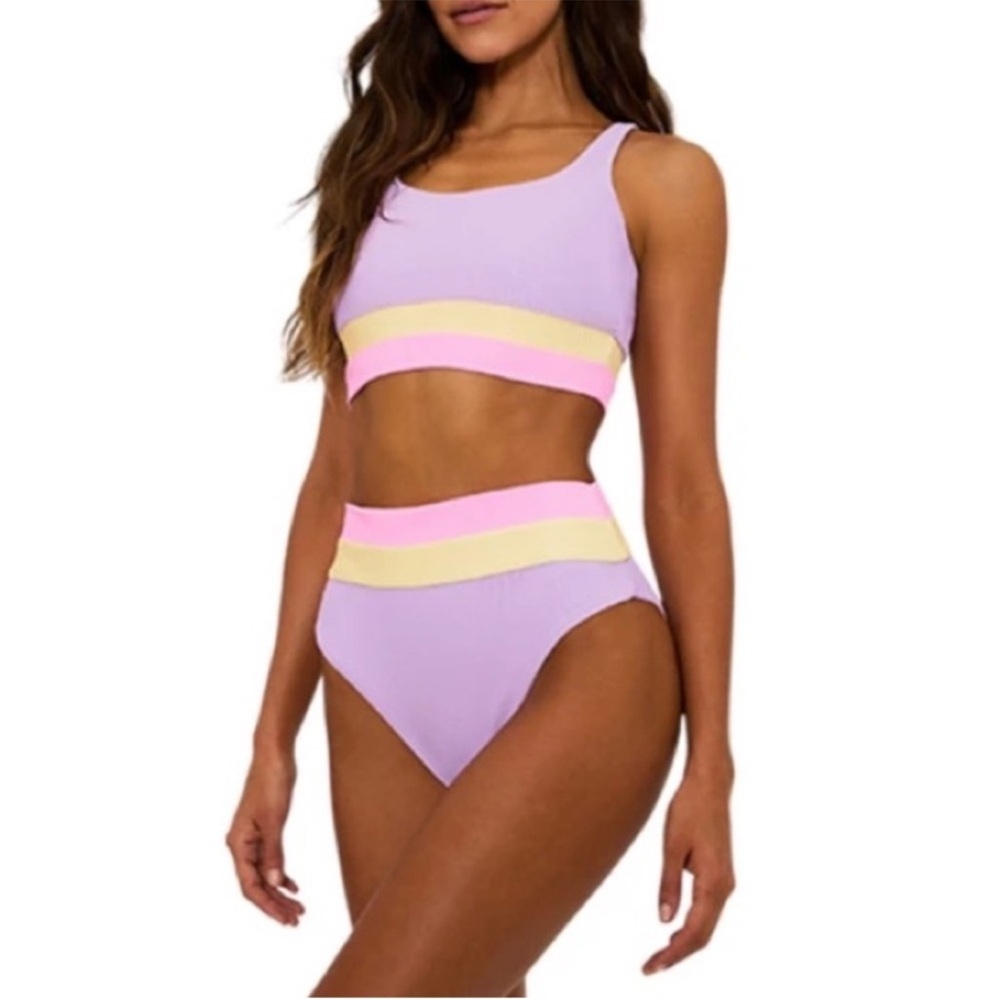 NWT BEACH RIOT Women's Beach Riot Mackenzie Swim Bikini Top - Picture 3 of 6